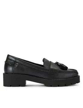 Women's 'Snap Chunky Tassel' Leather Flats in Black Size: 8 - Black - Size: 8 - Carvela - FashionsVida
