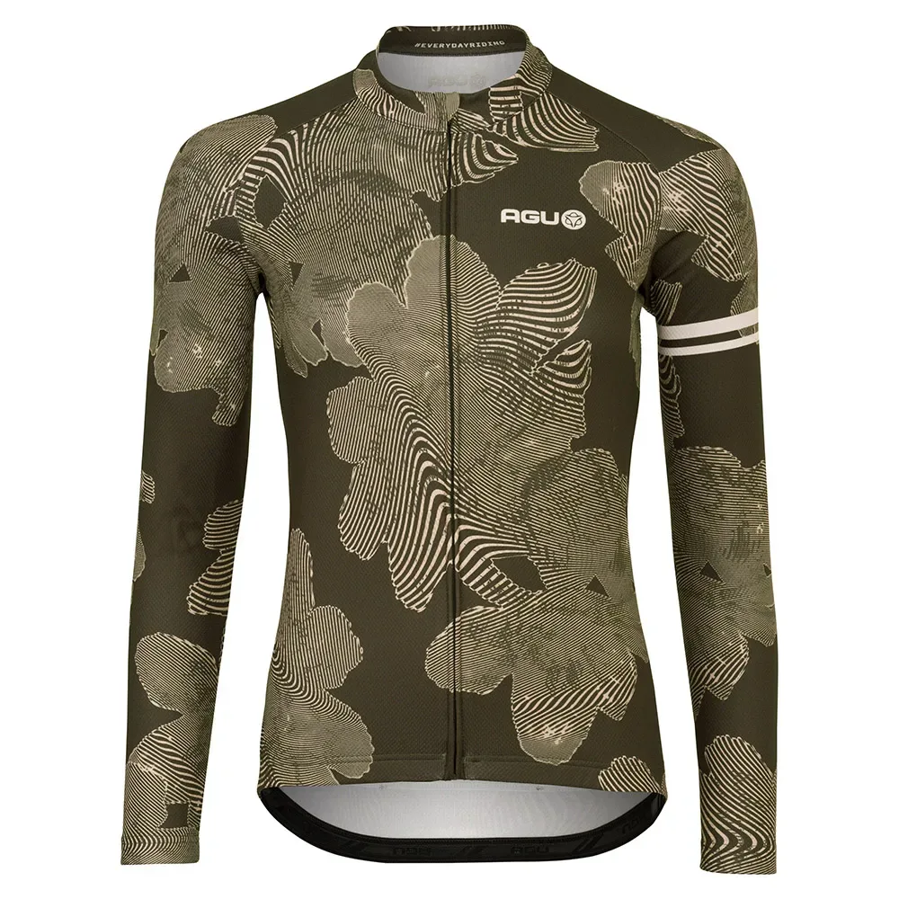 Maillot à Manches Longues Striped Flower Essential - AGU - FashionsVida