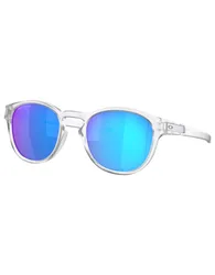 Lunettes de soleil polarisantes - Latch Matte Clear Prizm Sapphire Polarized - Blanc
