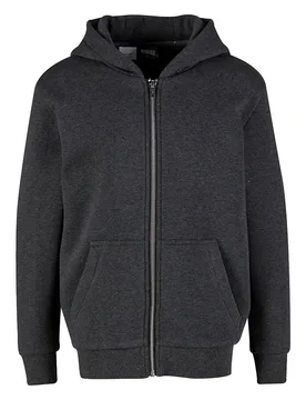 Felpa Con Zip Uck728 Charcoal 158-164 cm - Urban classics - FashionsVida