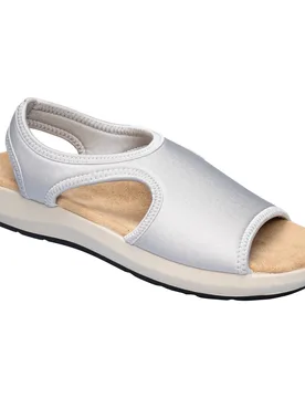 Stretch-Sandalen silber 38 Damen - walzvital - FashionsVida