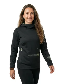 Sweat à Capuche Defined Mid Black / Acid Yellow L - Scott - FashionsVida