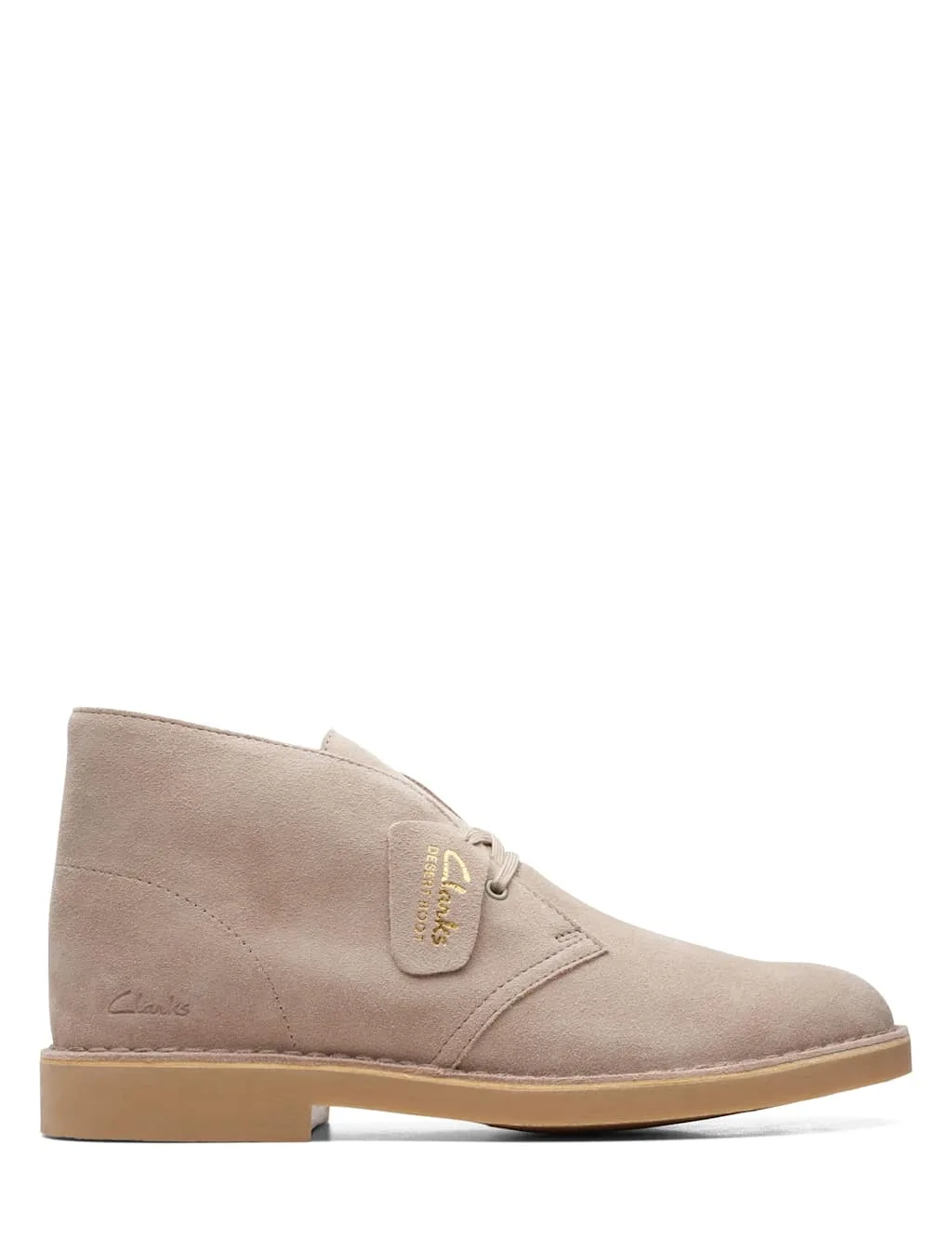 Suede Desert Boots Sand female - Clarks - FashionsVida