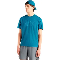 Rc Essential Graphic V2 Short Sleeve T-shirt Blue L Men
