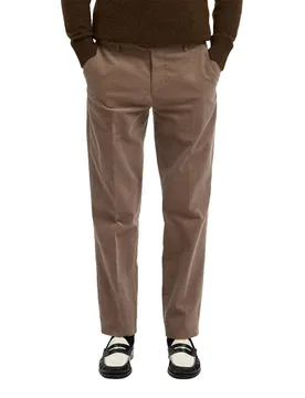 Pantaloni Eleganti Duca Regular Fit Brownie 52 - Selected - FashionsVida