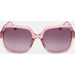 Gafas de sol de mujer cuadradas en inyectado con lente polarizada en beige