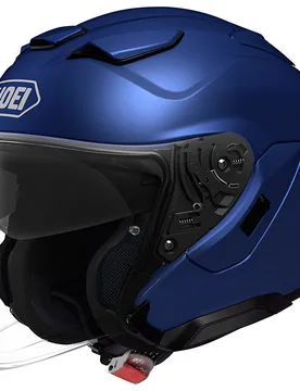 Casco Moto Jet J-CRUISE 3 Mono Blu Opaco taglia XS - Shoei - FashionsVida