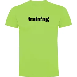 T-shirt à Manches Courtes Word Training Light Green M