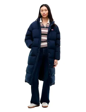 Veste Matelassée Alaska Long Dark Blue XS - Tommy Jeans - FashionsVida