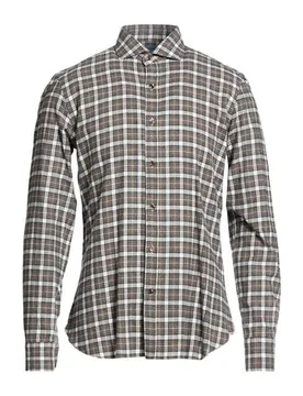 Hemd Herren Beige 40 Herren - DANDYLIFE by BARBA Napoli - FashionsVida