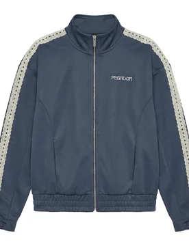 Tihany Lace Track Jacket Twilight Blue S Damen - Pegador - FashionsVida