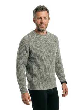 Pull Harbor Fishermans Knit Natural Heather XL - Salty Crew - FashionsVida