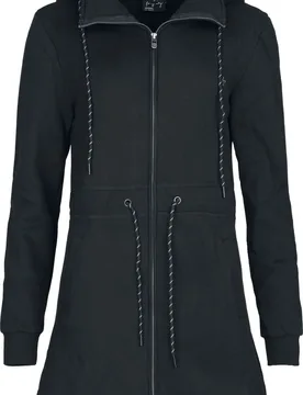 Mantel - Linda - S bis M - für Damen - Größe M - schwarz - Frauen - female - ForPlay - FashionsVida