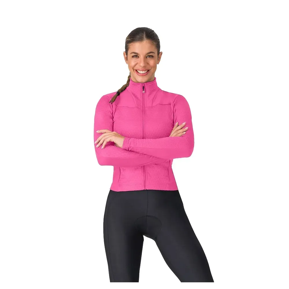 Maglia A Maniche Lunghe Sfida 3 Violet / Red - Castelli - FashionsVida