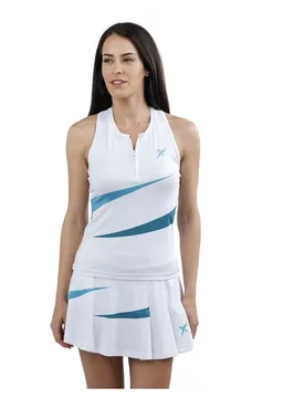 Sibi Sleeveless T-shirt White L - Drop Shot - FashionsVida