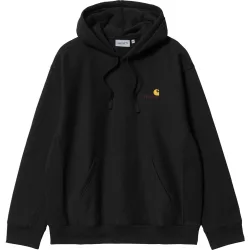 Sudadera de hombre negra con capucha