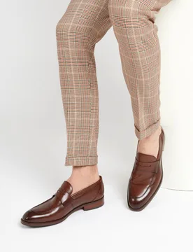 Suede Slip-On Loafers Tan female - Jones Bootmaker - FashionsVida