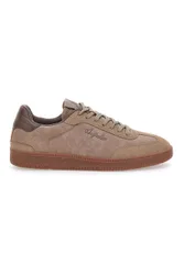 Sneakers beige con dettagli marroni e suola in gomma AU52M115 41