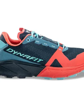 Ultra 100 Trail Running Shoes Hot Coral / Blueberry UK 5 Women - Dynafit - FashionsVida