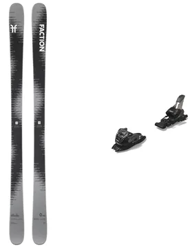 Packs (skis + fix) - Skis freestyle - Pack Studio 0 Pro 2027 en Bois - Noir - Faction - FashionsVida