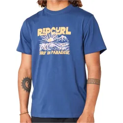 Surf paradise camiseta manga corta hombre Marino (S)