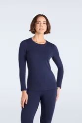 Blaze Womens Base Layer Top - Navy - Navy - Size: 10