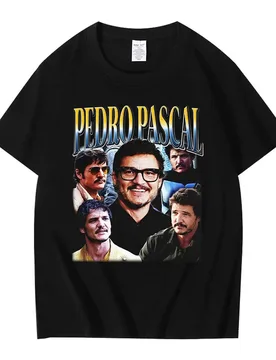 Classic American Movie TV Actor Pedro Pascal Graphic T-shirt Men Women Cotton Casual T Shirts Tops Oversized Vintage Streetwear - Aliexpress - FashionsVida