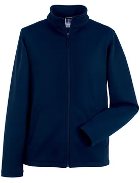 Mens Smart Soft Shell Jacket (French Navy) - Size Small - Russell athletic - FashionsVida