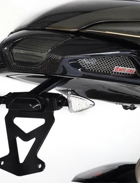 Kit Completo Porta Targa + Luce + Frecce Syencro Mv Agusta Brutale 910 R Hydrogen 2008 - Motocorse - FashionsVida