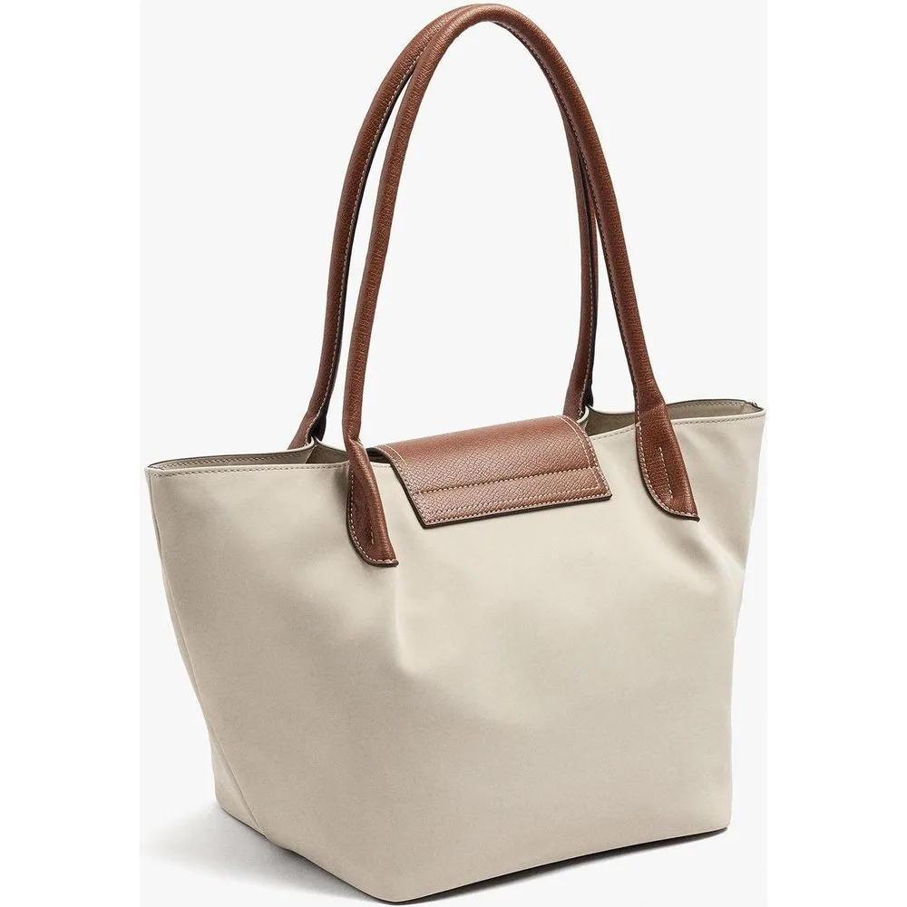 Shopper con cierre imantado en liso - Parfois - FashionsVida