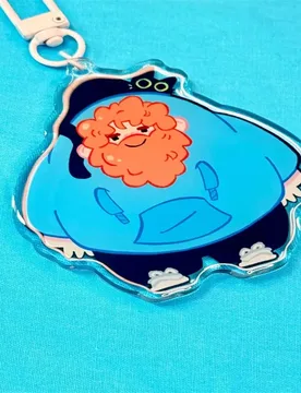Caseoh Double Sided Epoxy Keychain Cute Cartoon Acrylic Key Ring Bag Charm Accessories Gift - Aliexpress - FashionsVida