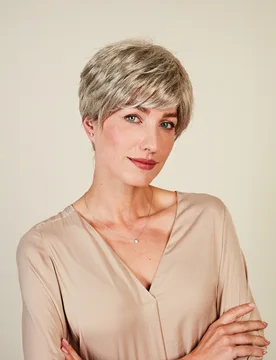 Naturell Perücke "Tilda" grau - 3Pagen - FashionsVida