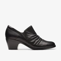 Womens Emily2 Cove Black Leather Shoes - Size Uk 5.5