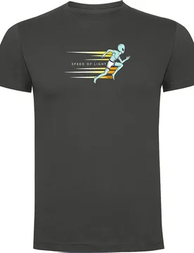 Maglietta A Maniche Corte Speed Of Light Dark Grey XL - Kruskis - FashionsVida