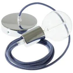 Cables Suspension Luminaire Rc30 50 Cm Stone Gray / Chrome Plated One Size