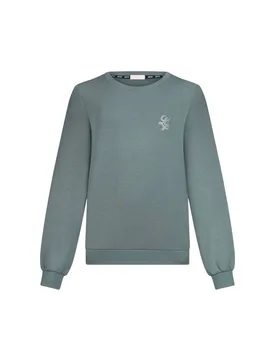 Felpa girocollo uomo verde militare - Liu jo - FashionsVida
