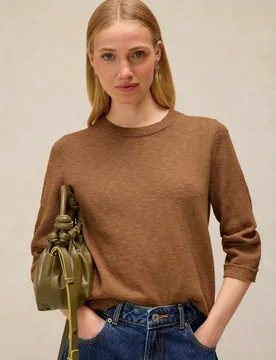 Cotton Rich Jumper Brown female - White stuff - FashionsVida