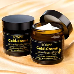 Botanis "Gold-Creme", Tages- + Nachtcreme, 2er-Set