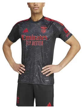 T-shirt à Manches Courtes Loin Benfica 24/25 Black 3XL - Adidas - FashionsVida