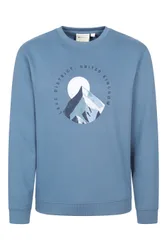 Lake District Mens Sweatshirt - Blue