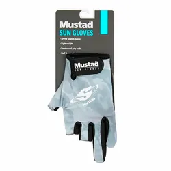 Sun Gloves Grey / Blue L Men,Women