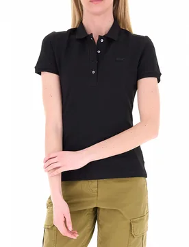Lacoste Polo maniche corte NERO 48 - Lacoste - FashionsVida