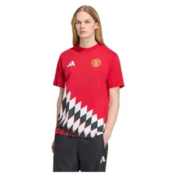 T-shirt à Manches Courtes Manchester United Stadium Graphic Mufc Red L