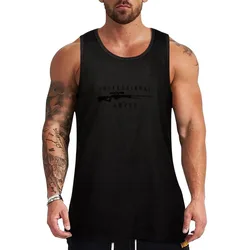 Professional AWPer Tank Top Simple Solid Tank Top Sleeveless Casual Daily Shirt