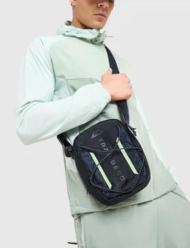 Vayden Crossbody Bag - Herren, Schwarz - male - Size: One Size - Trailberg - FashionsVida