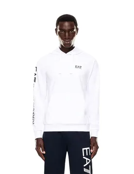 Ea7 Felpa Con Cappuccio 7m000569_af13512 White XL - Emporio armani - FashionsVida