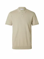 Poloshirt SLHBERG beige XXL