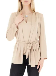 Giacca con fusciacca BEIGE XL