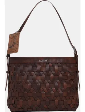 Desigual - Bolso mediano trenzado - Desigual - FashionsVida