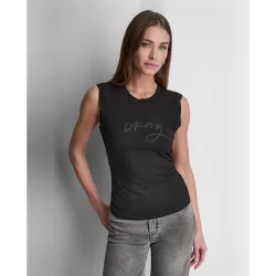 DKNY - Top básico de mujer